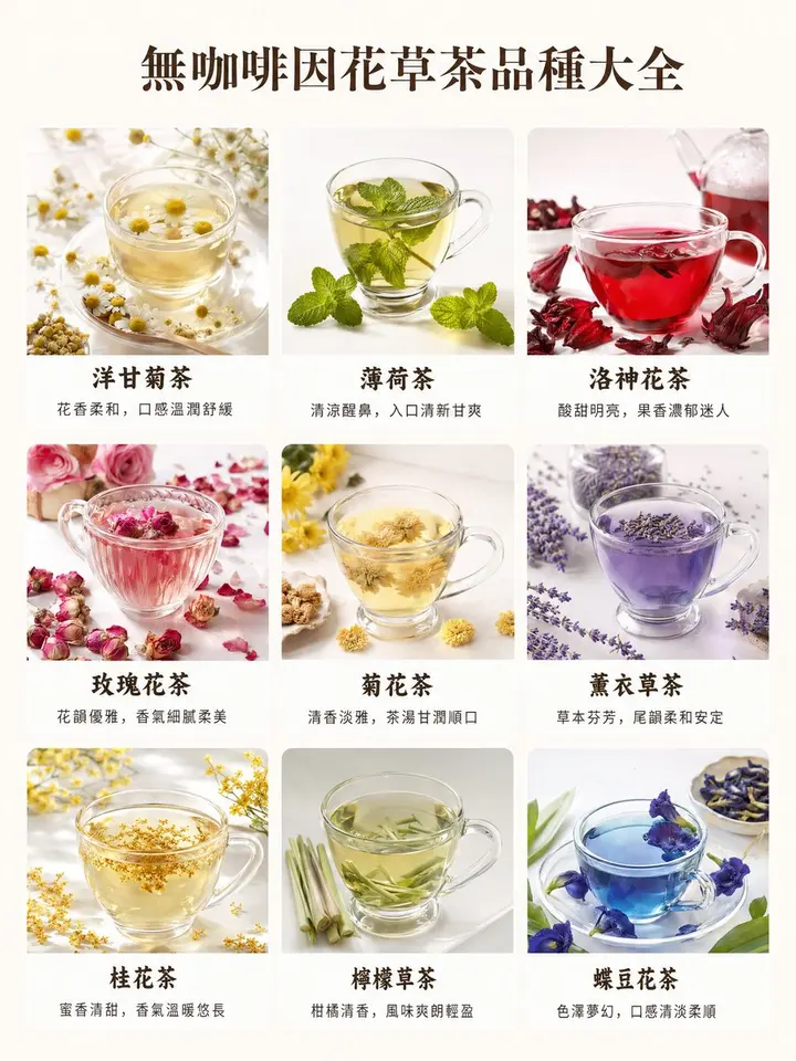 无咖啡因花草茶图鉴