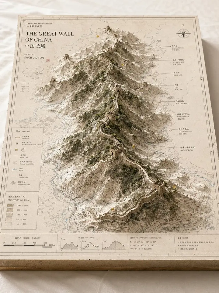 景观档案模型模板