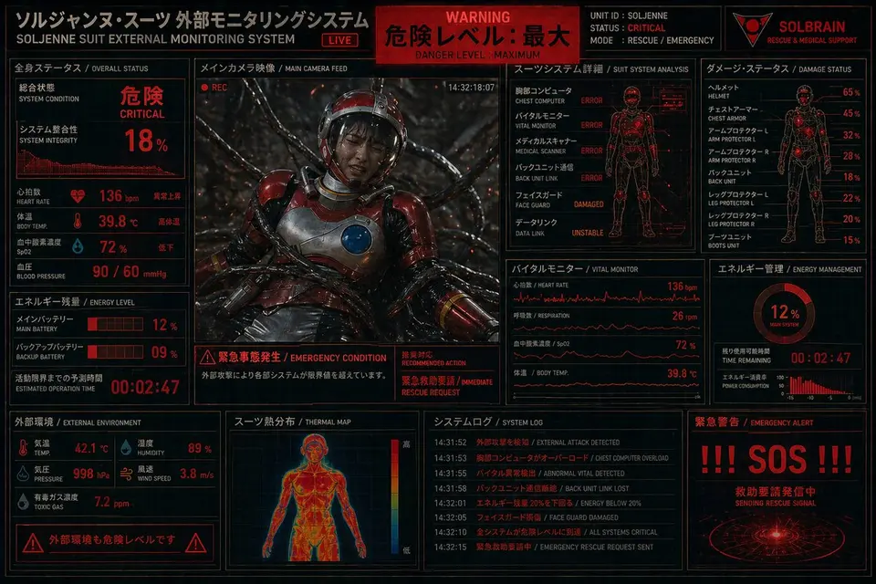关键救援服监测 HUD