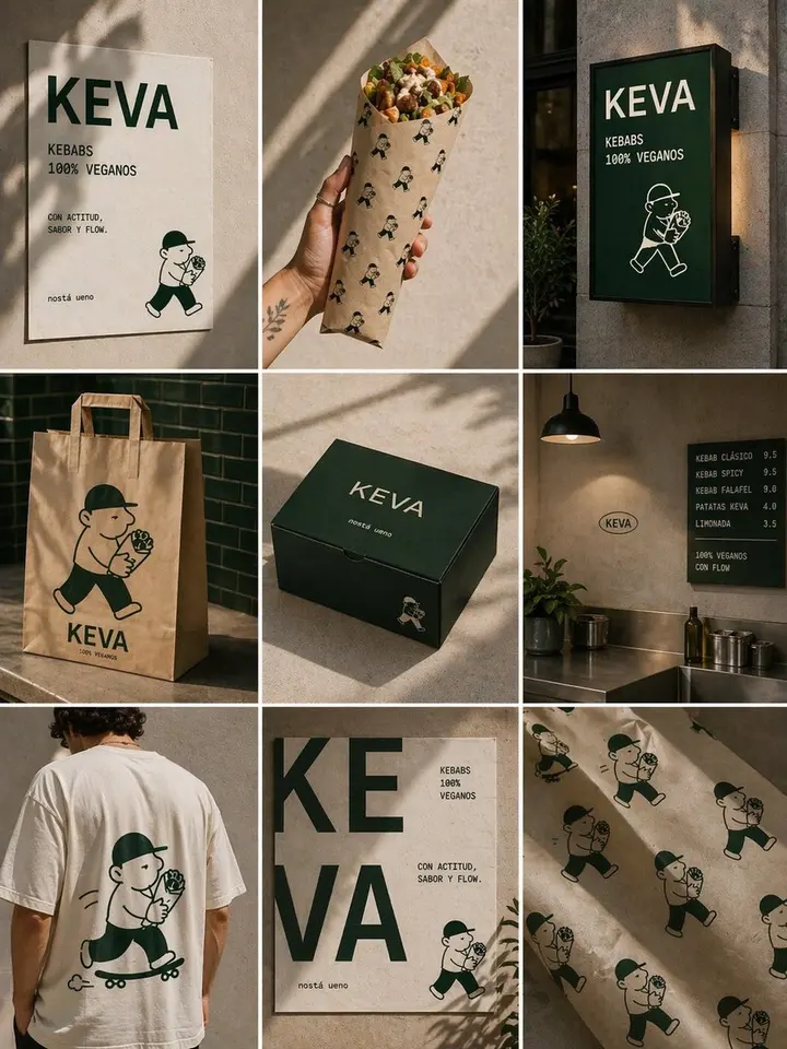 KEVA 纯素烤肉品牌项目