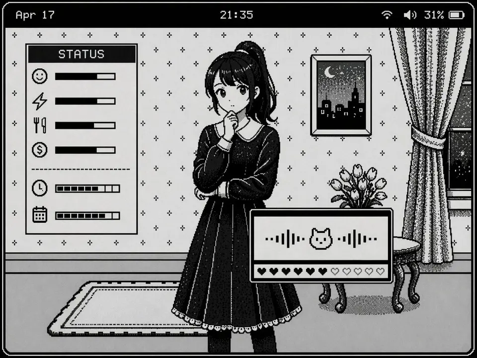 复古像素风 UI 样机