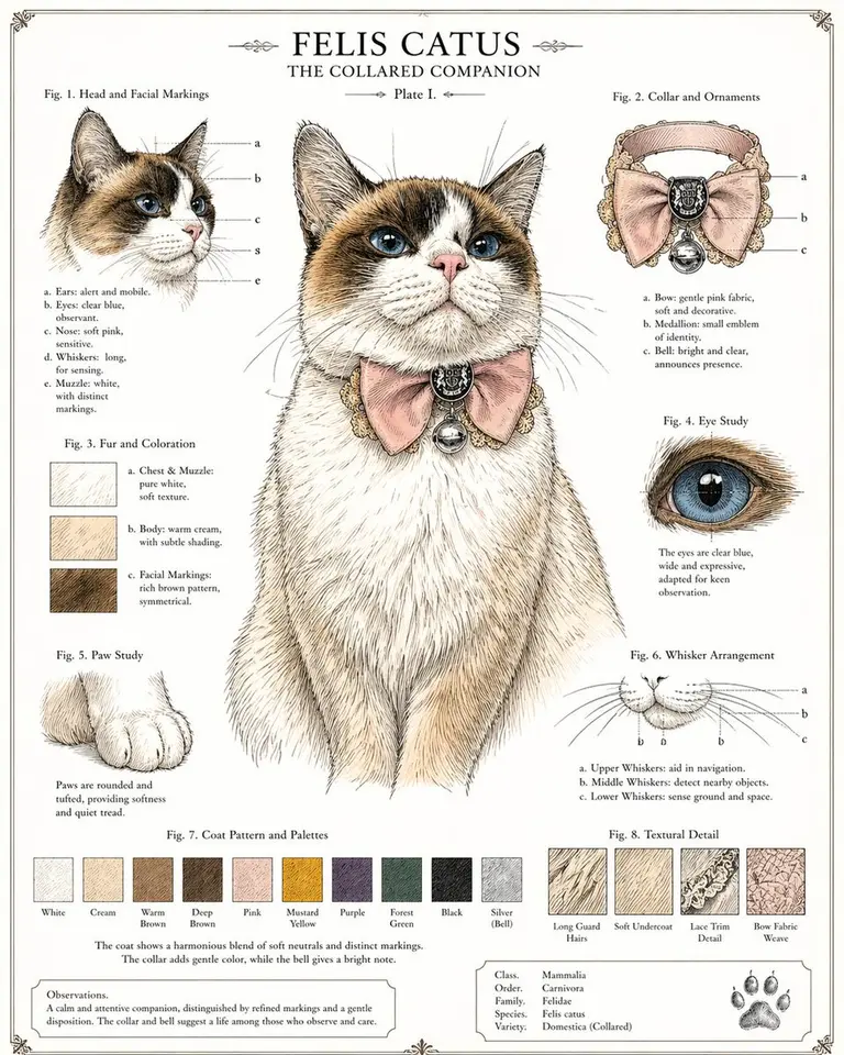 复古猫咪自然历史图鉴