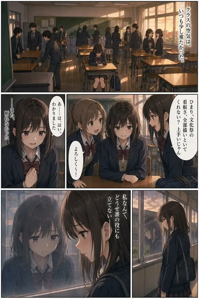 日落教室剧情漫画页面