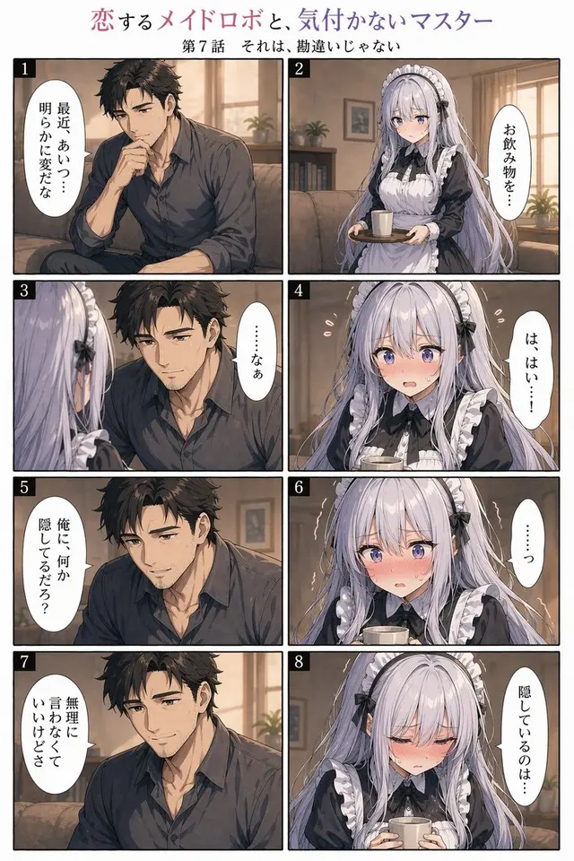 客厅里的浪漫漫画页面