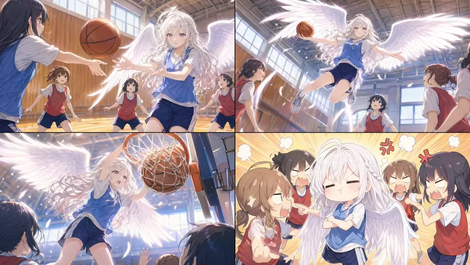 天使少女篮球项目