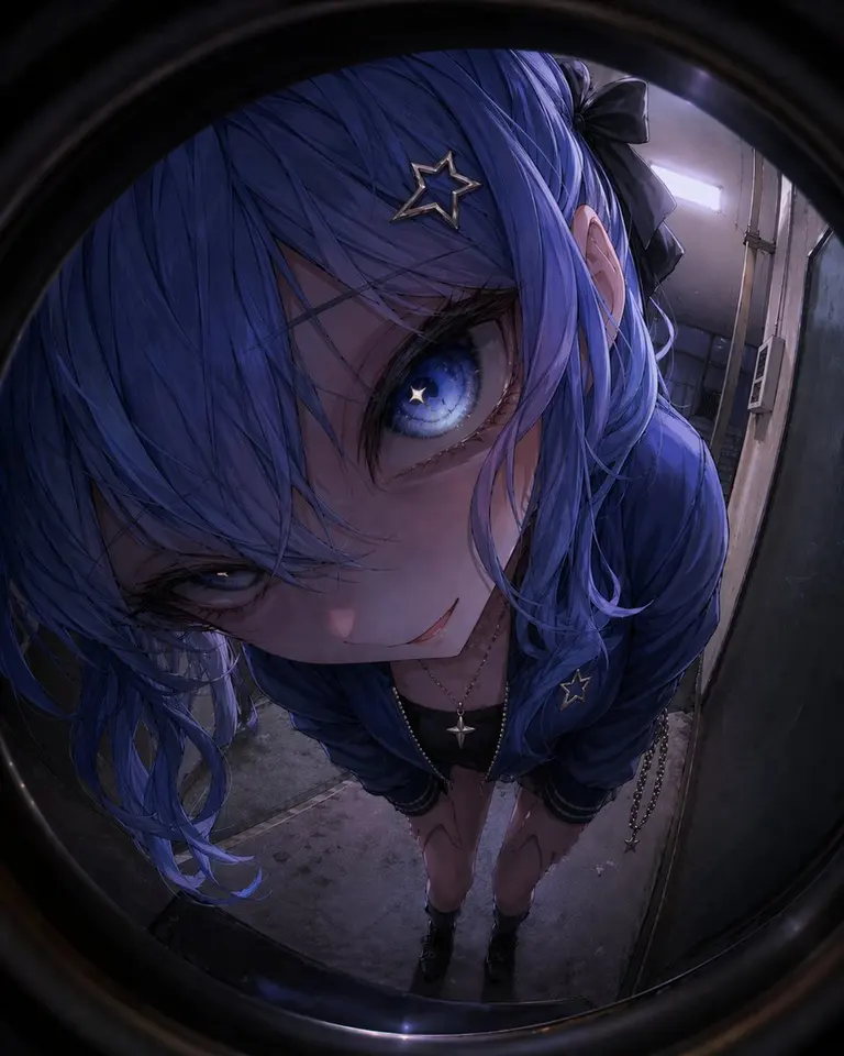 猫眼视角下的动漫少女